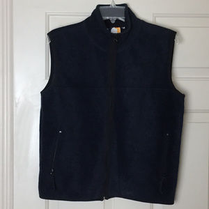 Dark Blue Athletic Fleece Vest